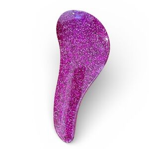 Wet Dry Glitter Hair Brush Magenta Pink New